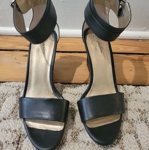 Black Seychelles Wedge sandals